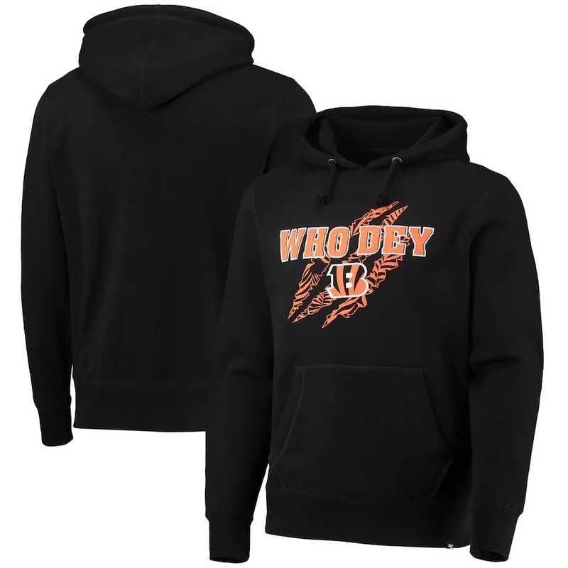 Cincinnati Bengals '47 Team Headline Pullover Hoodie Black,We sell and wholesale Cincinnati Bengals '47 Team Headline Pullover Hoodie Black on line form chian!